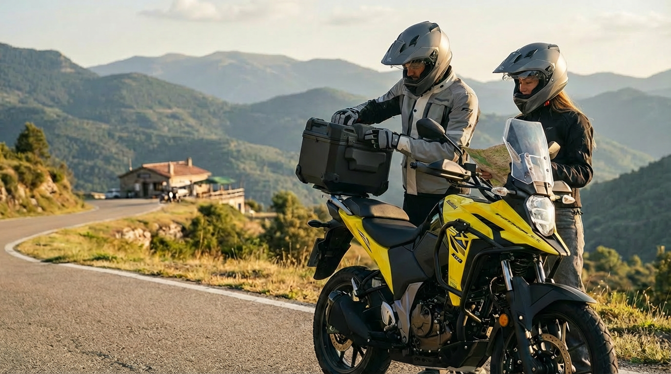 Suzuki Vstrom 250 SX personalizada la moto ideal para turismo