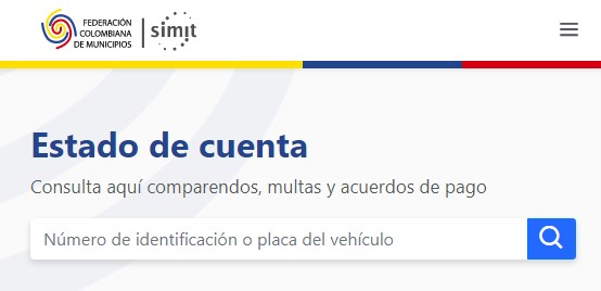 Consulta de Comparendos y Multas por Placa o Cedula en SIMIT 