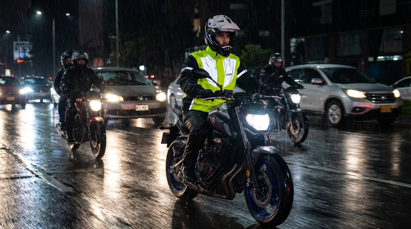 Impermeable reflectivo