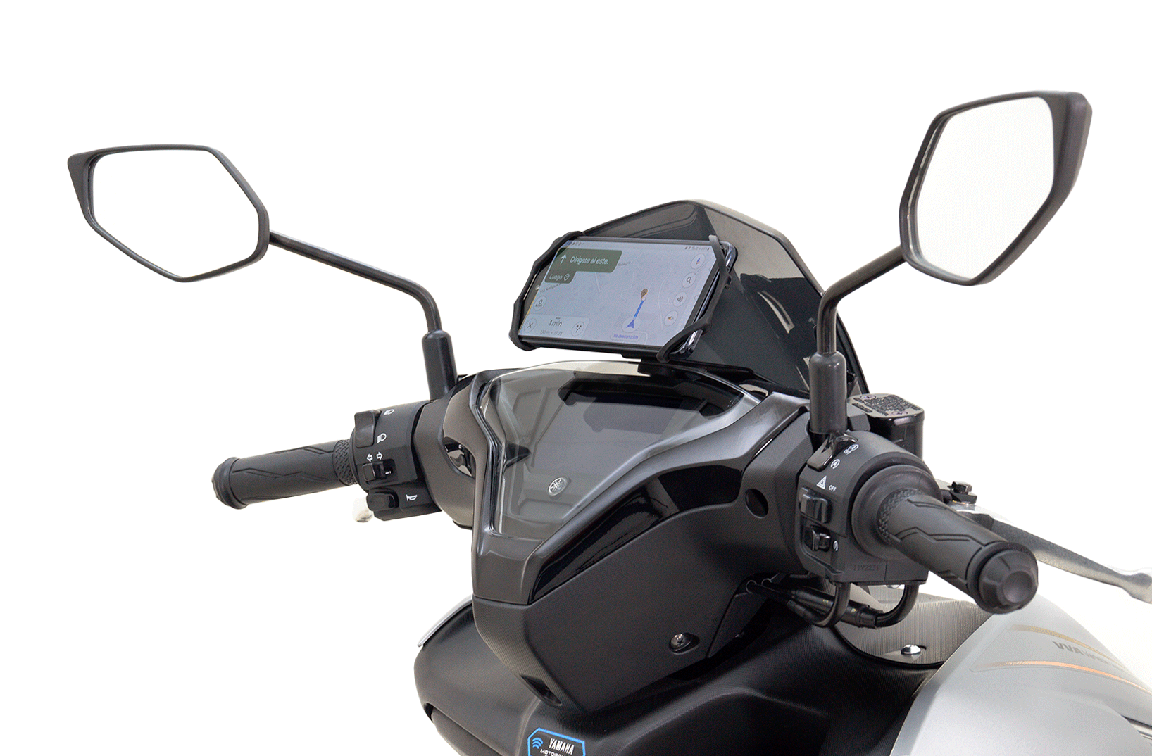 Soporte Celular Smartphone Yamaha Aerox 155 Porta Telefono Yamaha Aerox 155