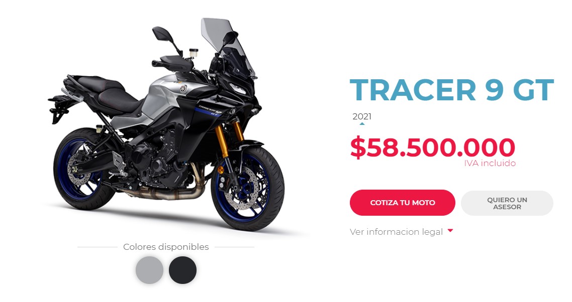 Precio Tracer 9 GT 2021