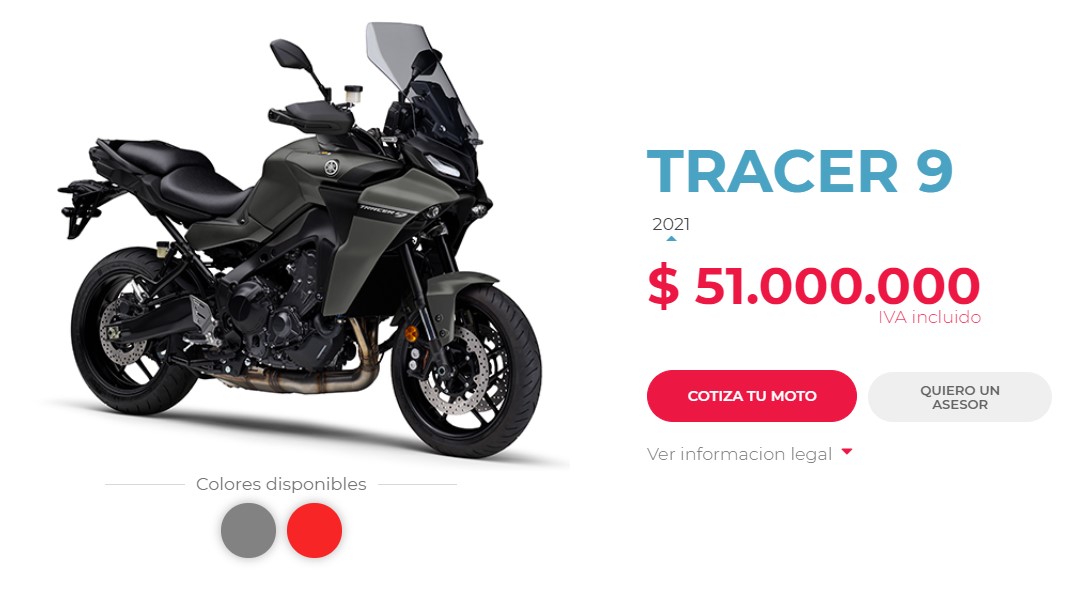 Precio Tracer 9 2021