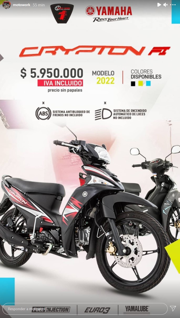 Yamaha Crypton 2022