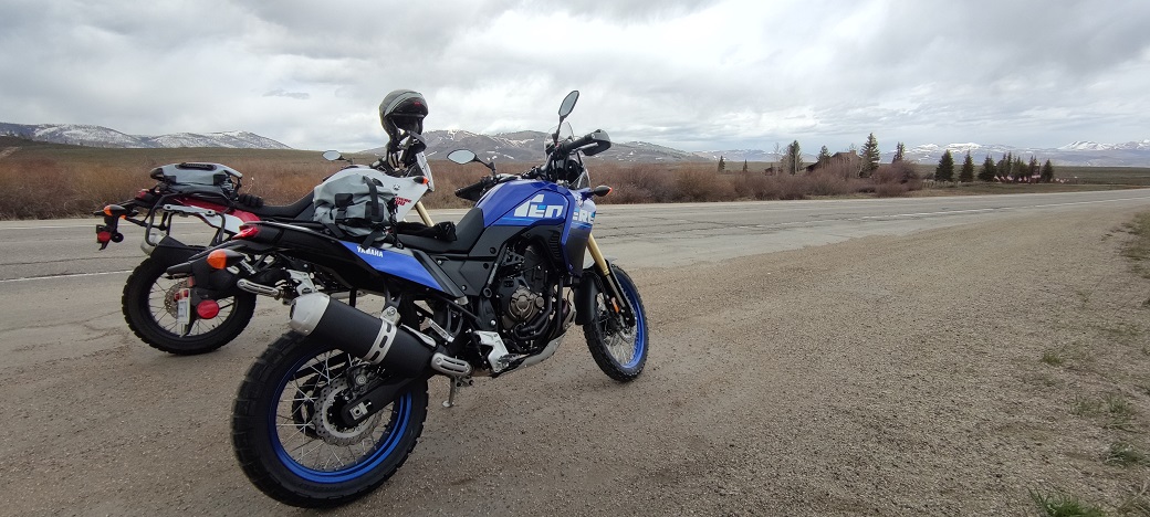 Yamaha T-7 en carretera