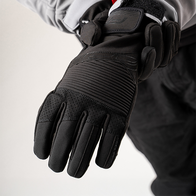 Guante Eclipse H2O Negro impermeable para motociclistas