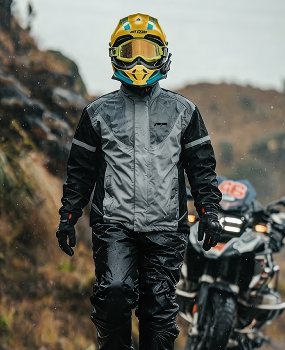 banner de entrada a categoria de impermeables para moto marca FP