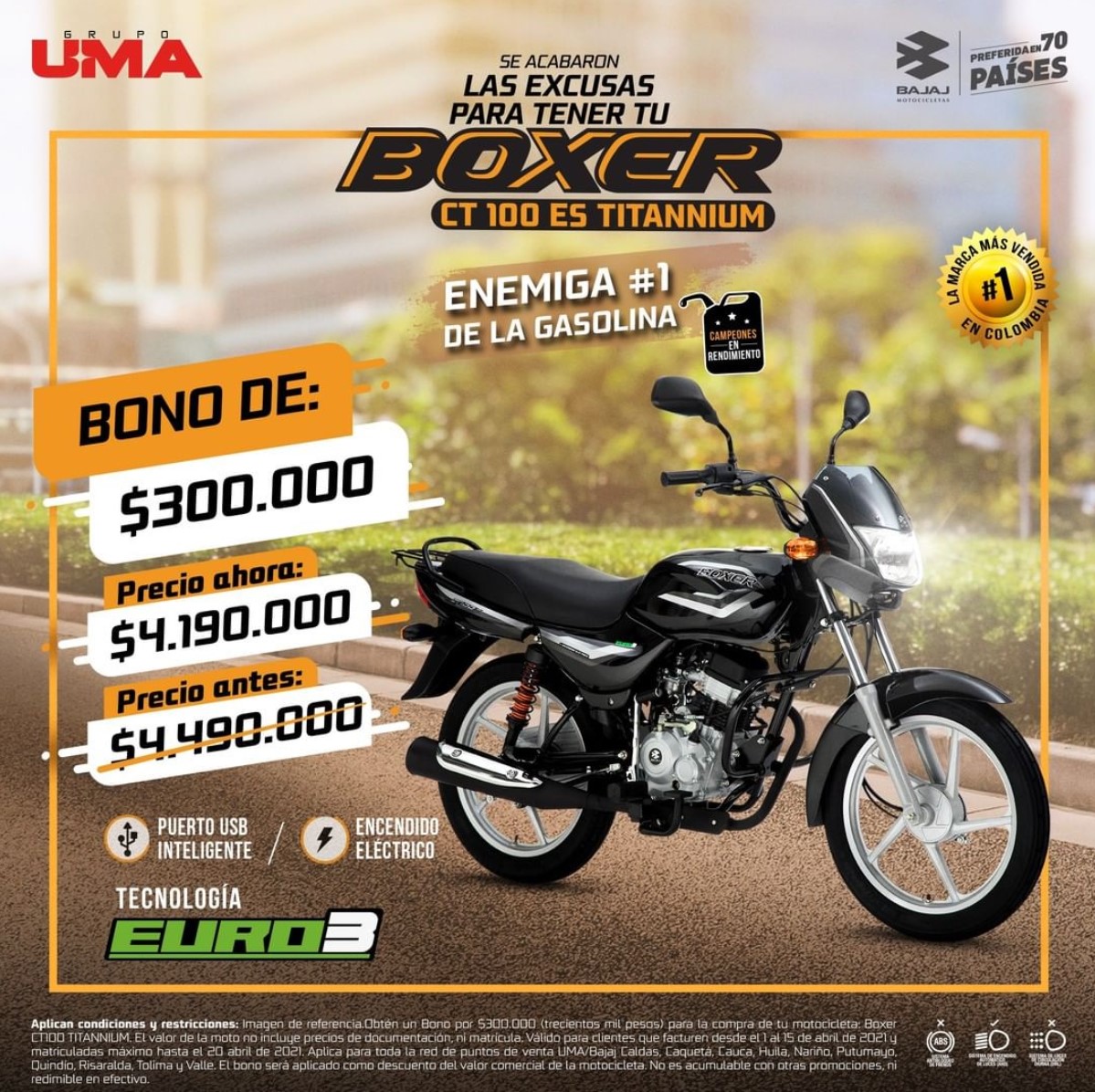 Boxer CT 100 ES Titanium 2022