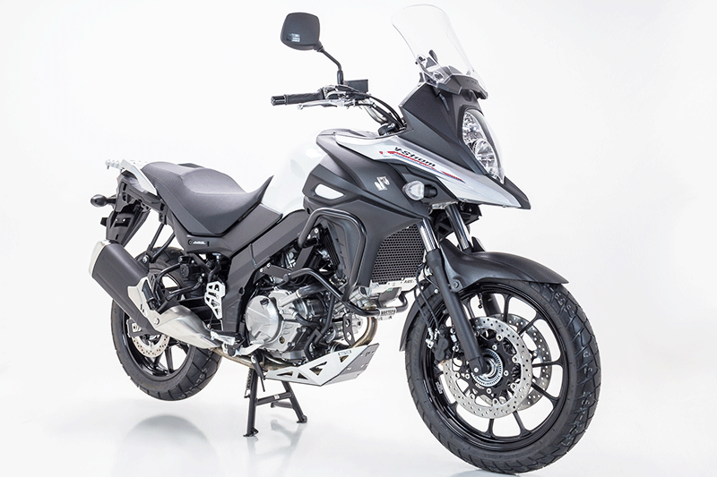 PROTECTOR DE RADIADOR NEGRO SUZUKI V-STROM 650 ABS 12-UP