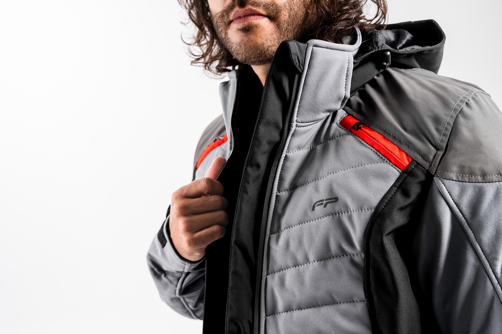 Chaqueta Naxos Gris