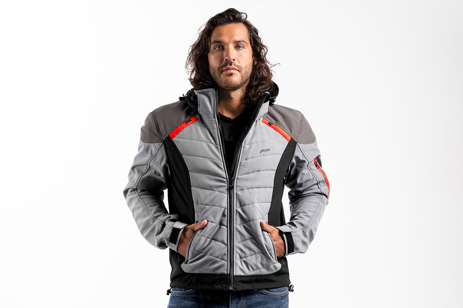 chaqueta naxos gris