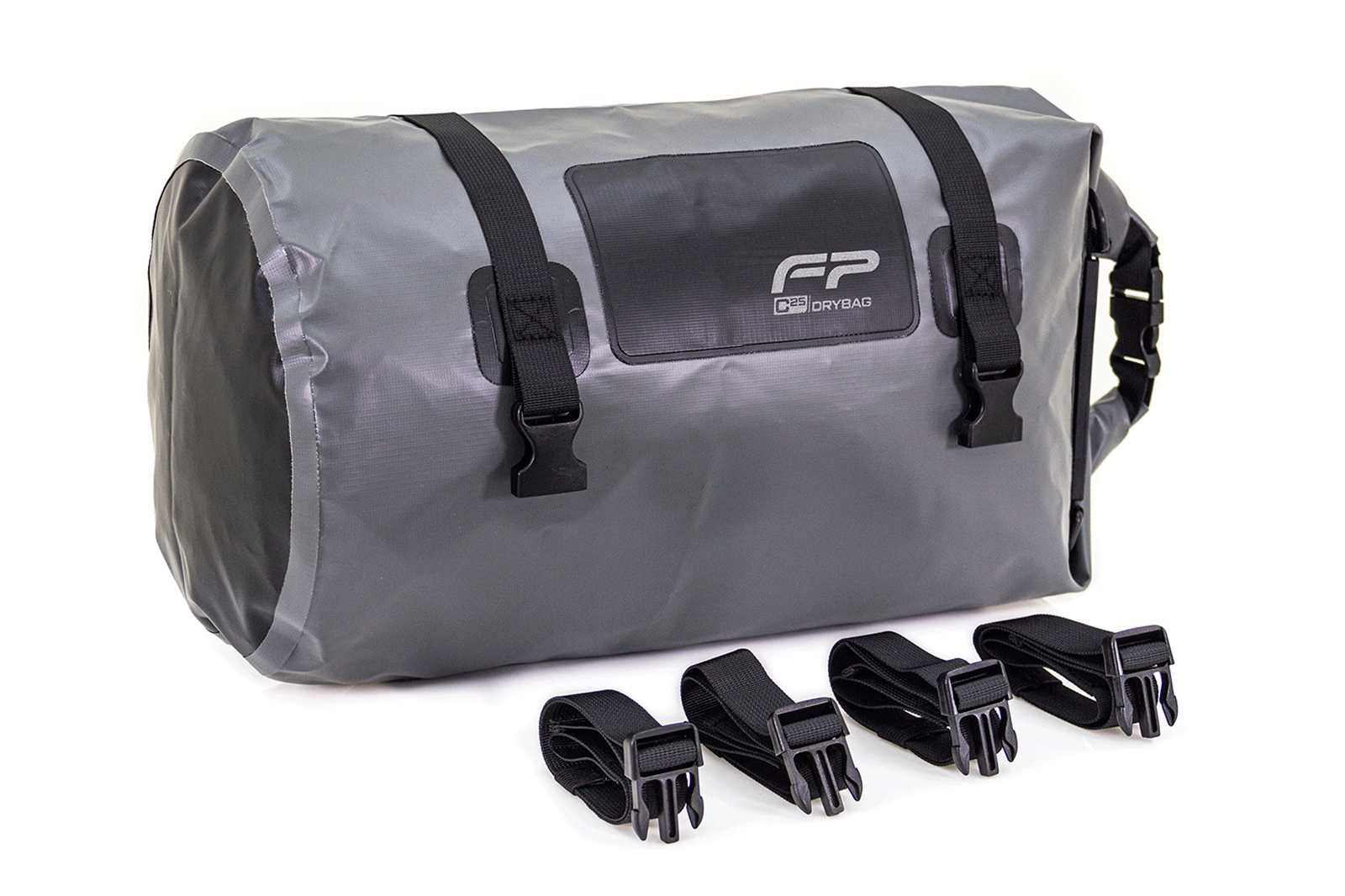 Maleta Impermeable Dry Bag Para Moto C25 Negro