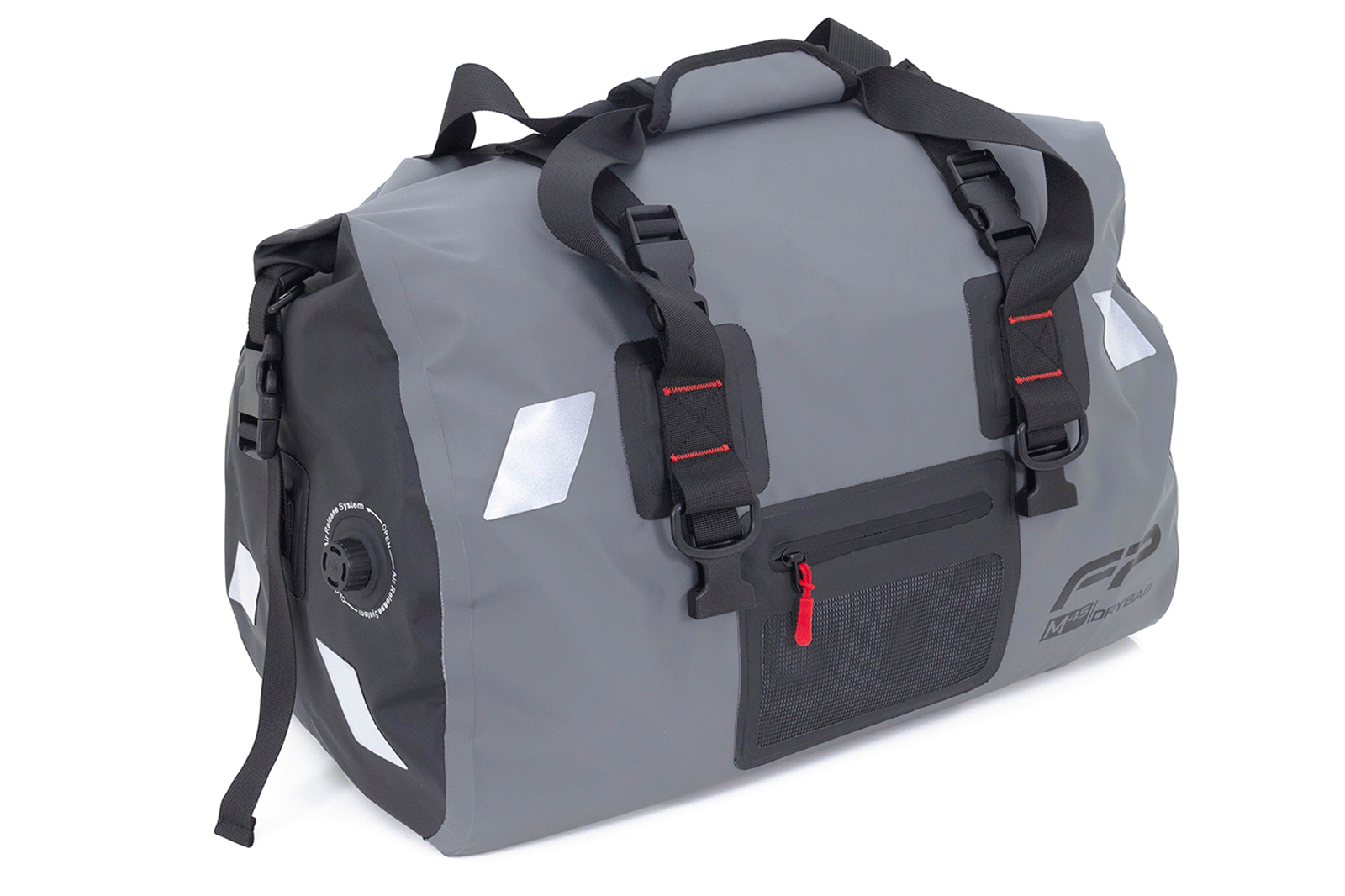 Maleta Impermeable DryBag Para Moto M45 Gris