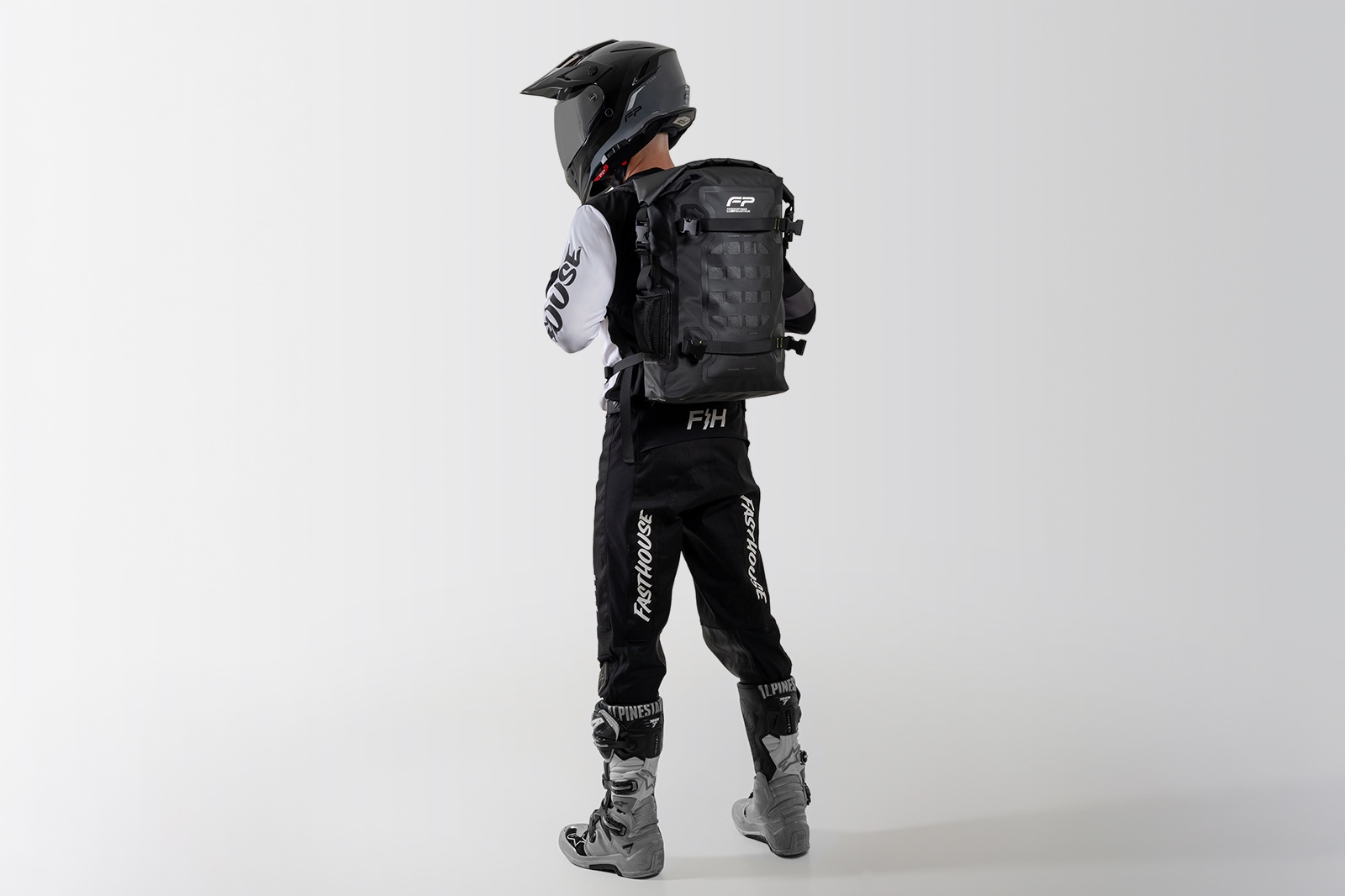 Mochila FP Dry Bag negra 25 litros con sistema MOLLE
