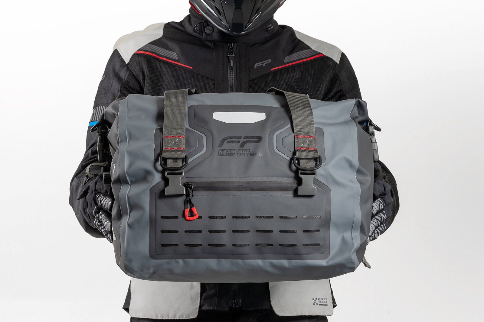 Maleta Dry Bag M35 C3 Gris impermeable para moto viajeros