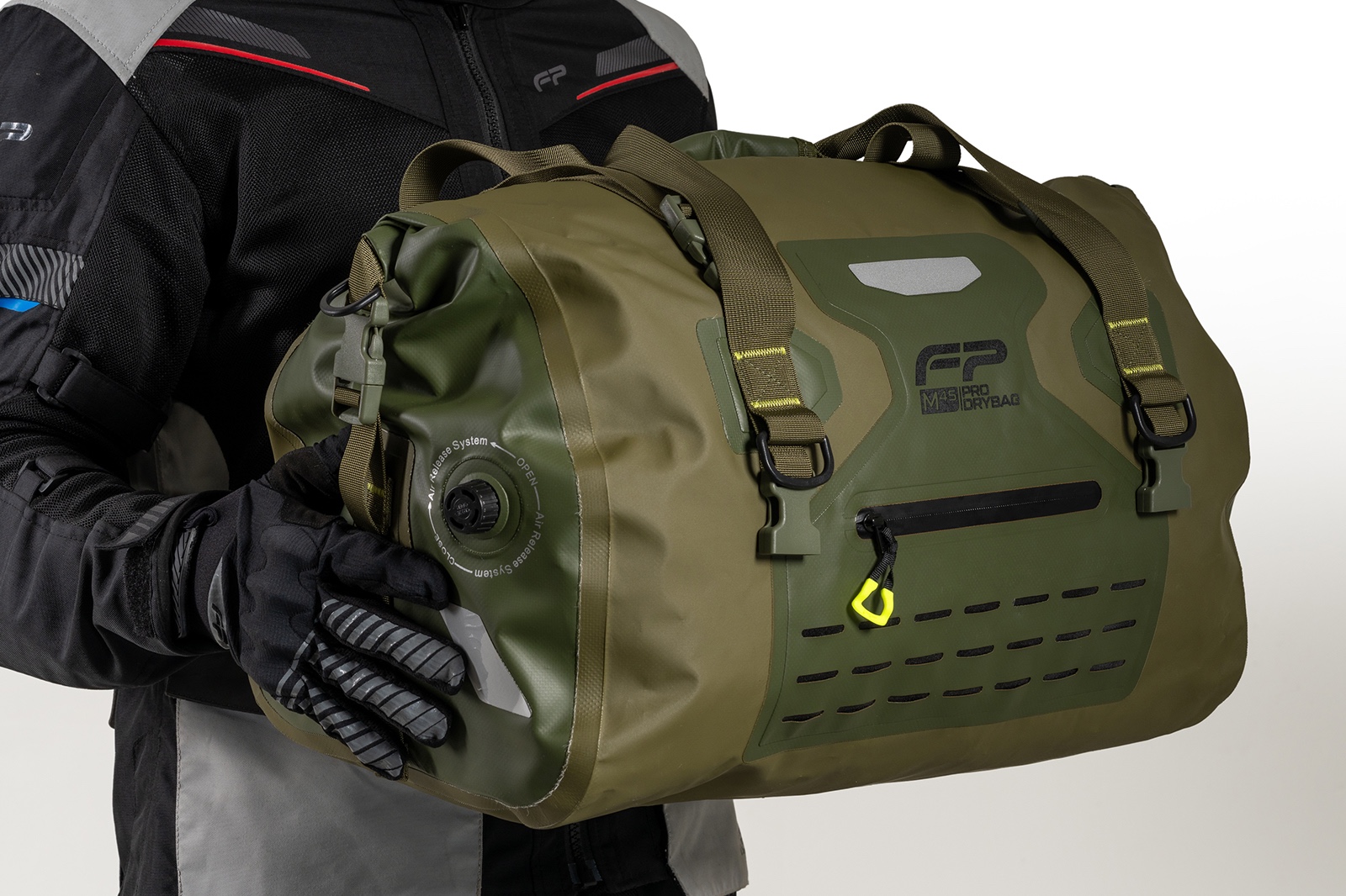 Maleta FP Dry Bag verde para rutas extremas
