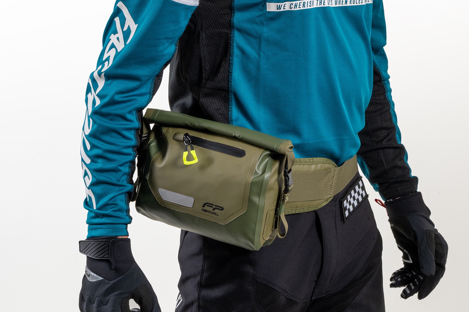 Riñonera Dry Bag W10 Verde impermeable