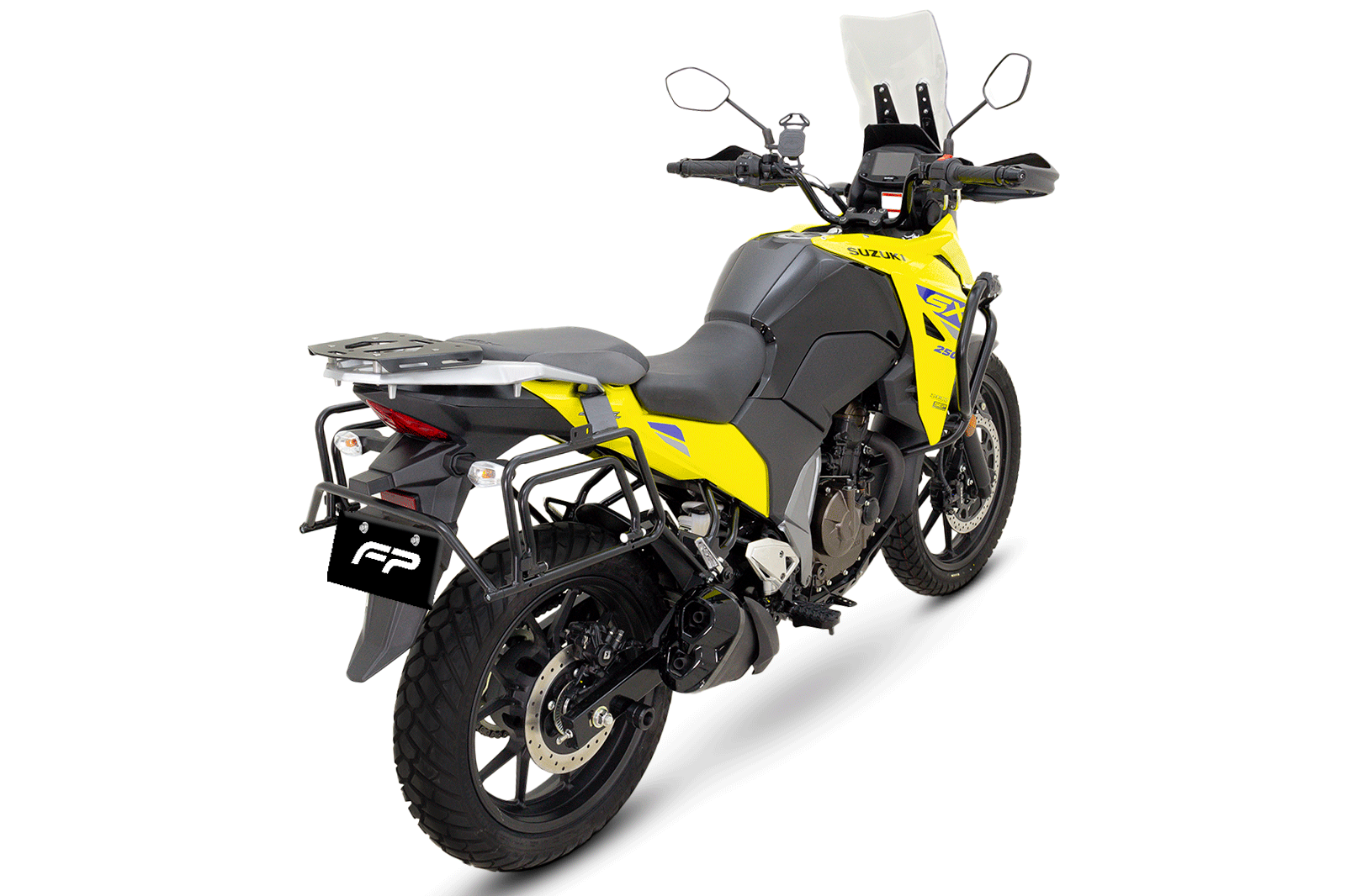 SOPORTE MALETAS LATERALES SUZUKI VSTROM 250 SX
Soporte de maletas laterales VSTROM 250 SX
Soporte de maletas laterales VSTROM 250 SX
Maletas compatibles VSTROM 250 SX
Vajes en moto VSTROM 250 SX