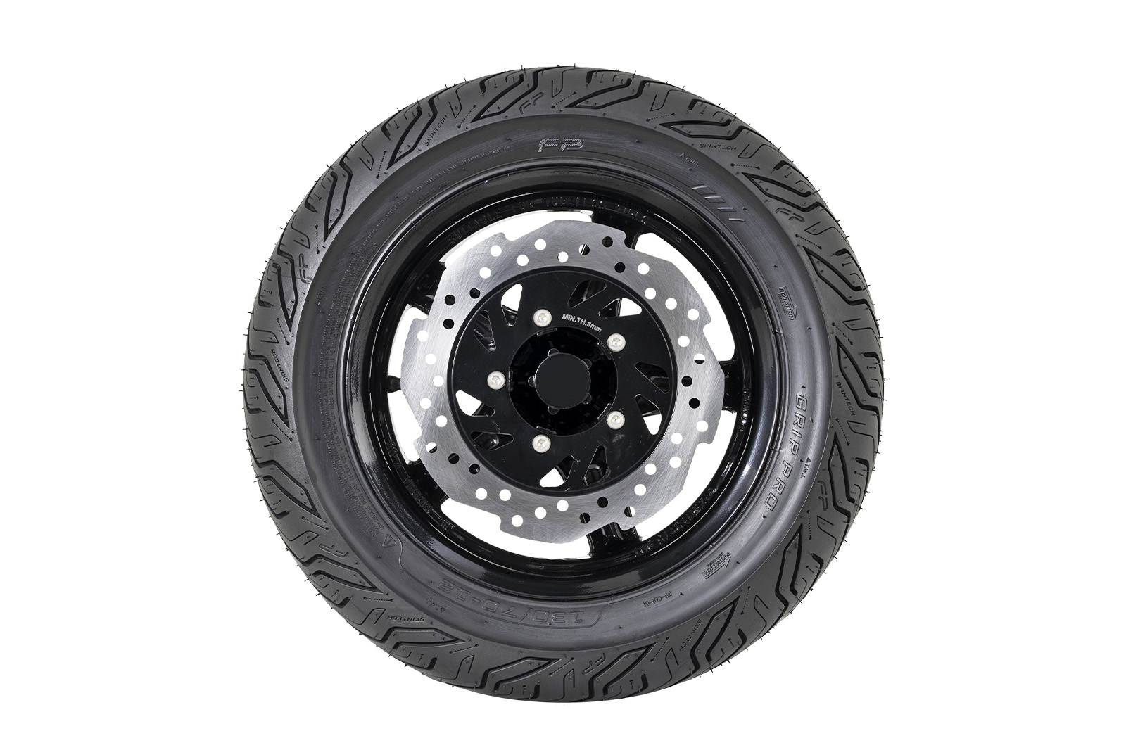 Llanta de moto FP Grip Pro 130/70-12 TL resistente