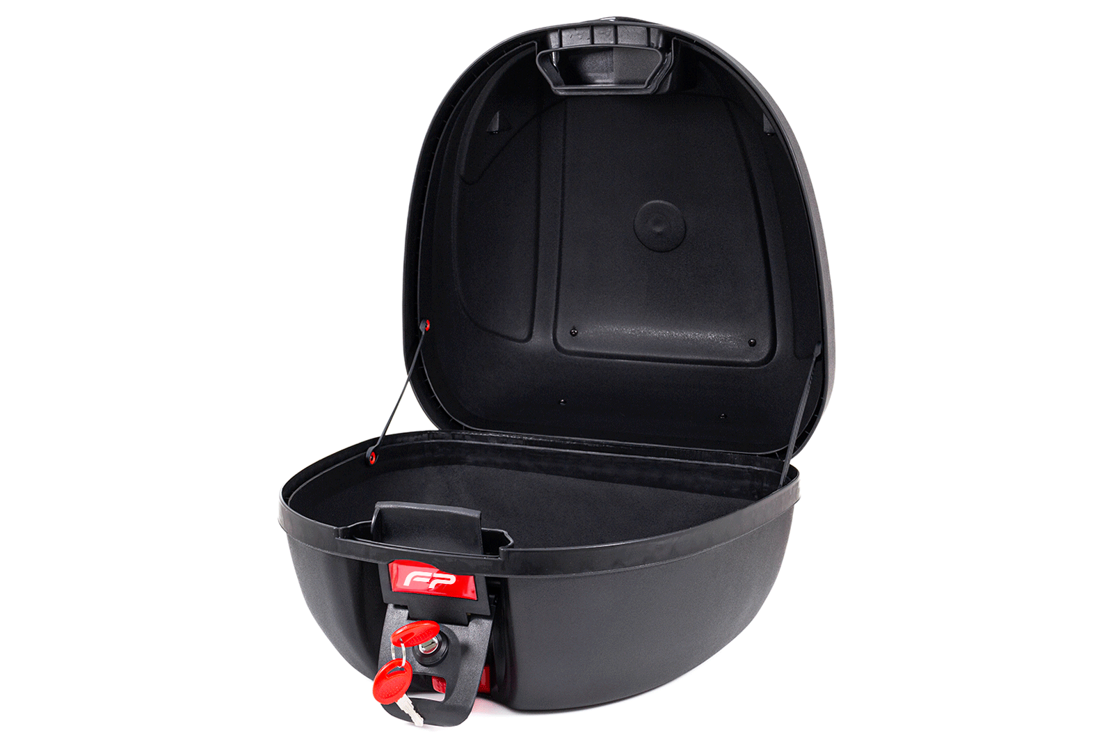 Maletero case negro humo para moto / un casco