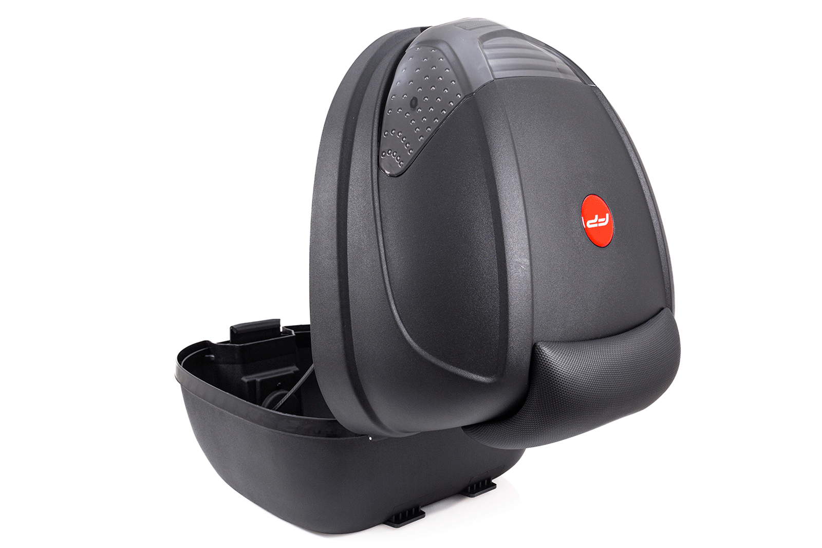 Maletero case negro humo para moto / un casco