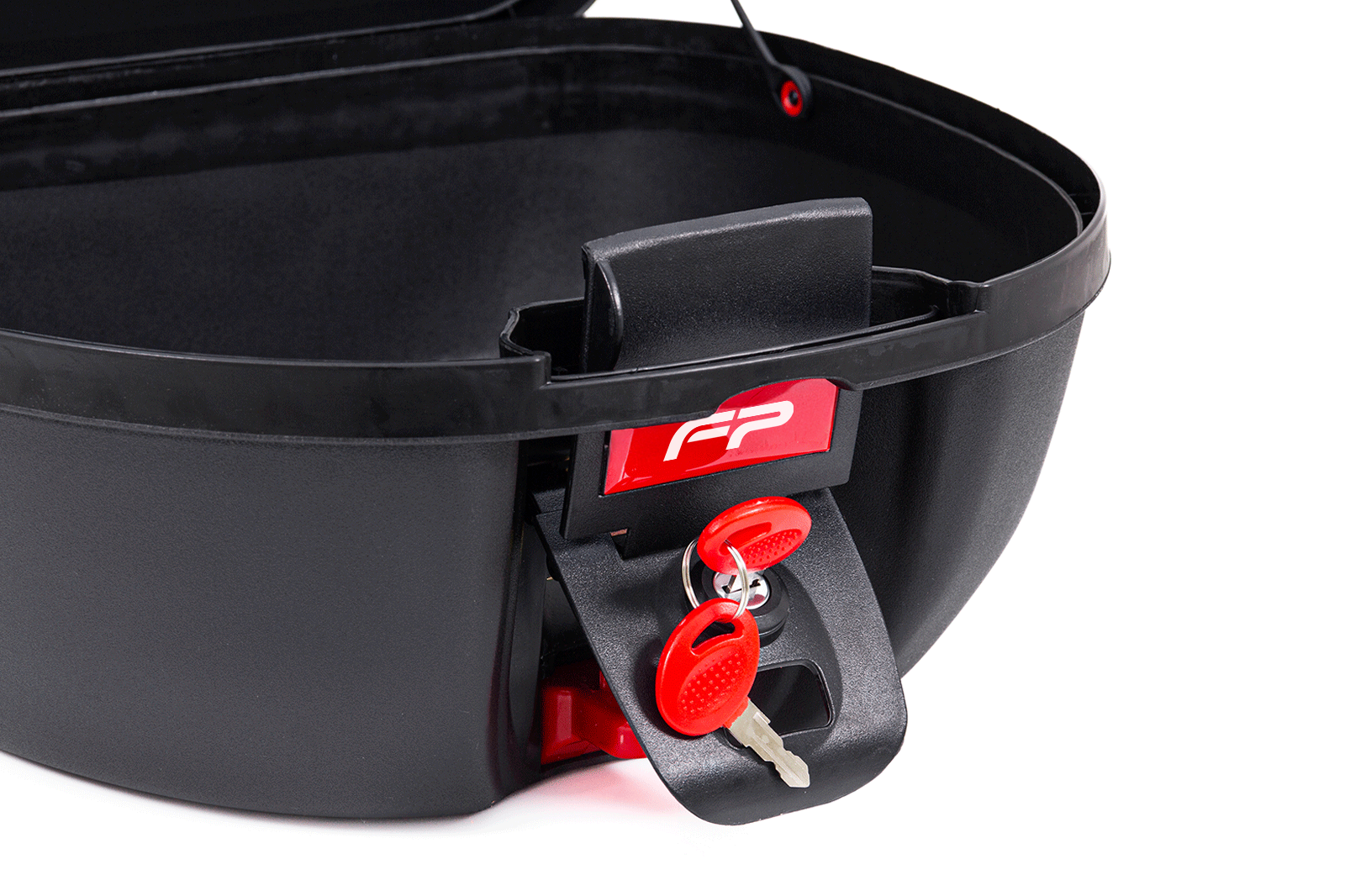 Maletero case negro humo para moto / un casco