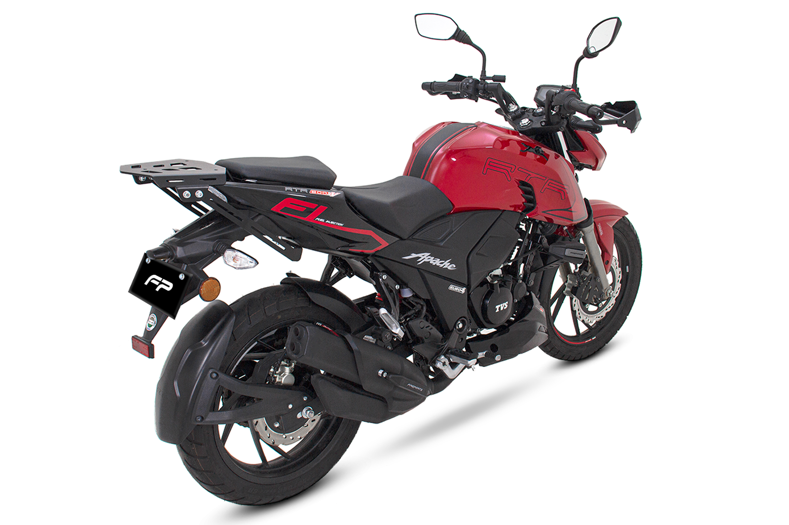 TVS Apache 200 con Parrilla 