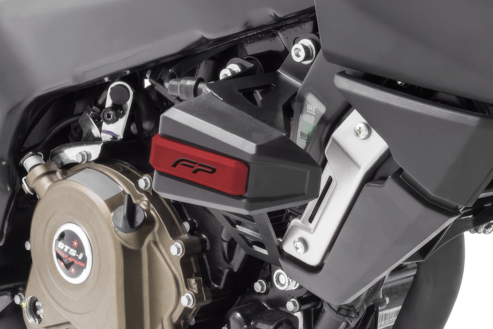 Defensa tipo slider Pulsar NS 200 Rojo