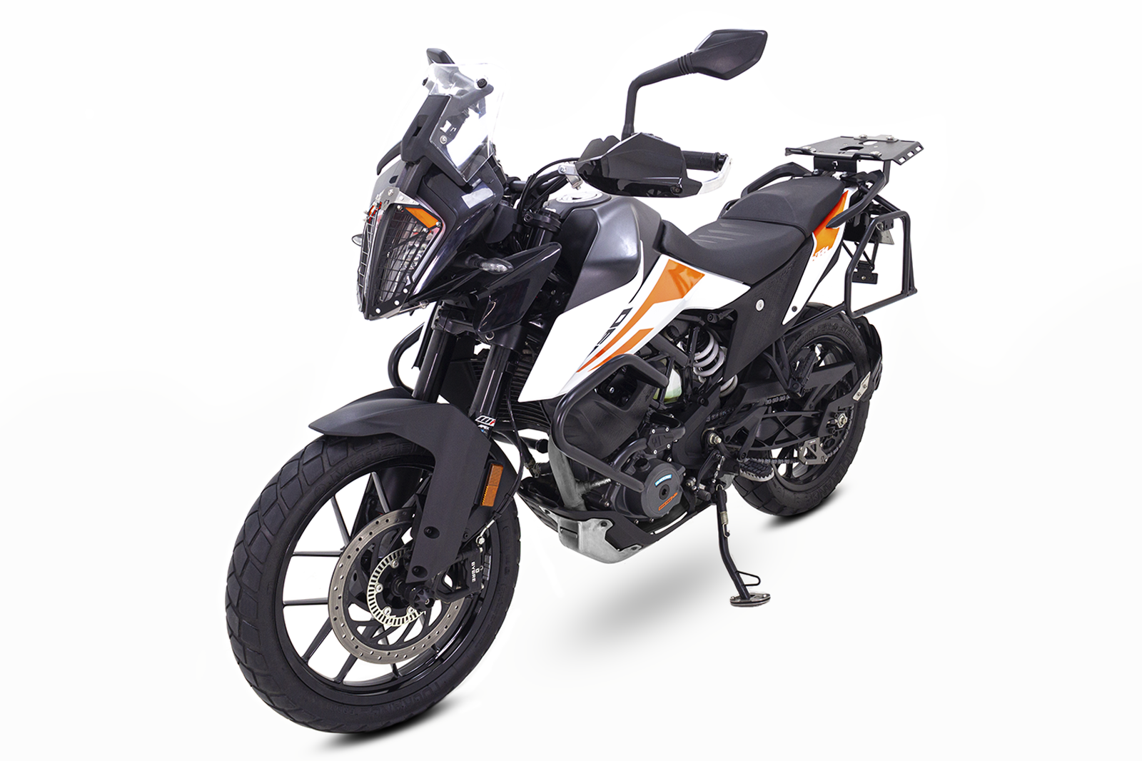 KTM 390 con Soporte Lateral