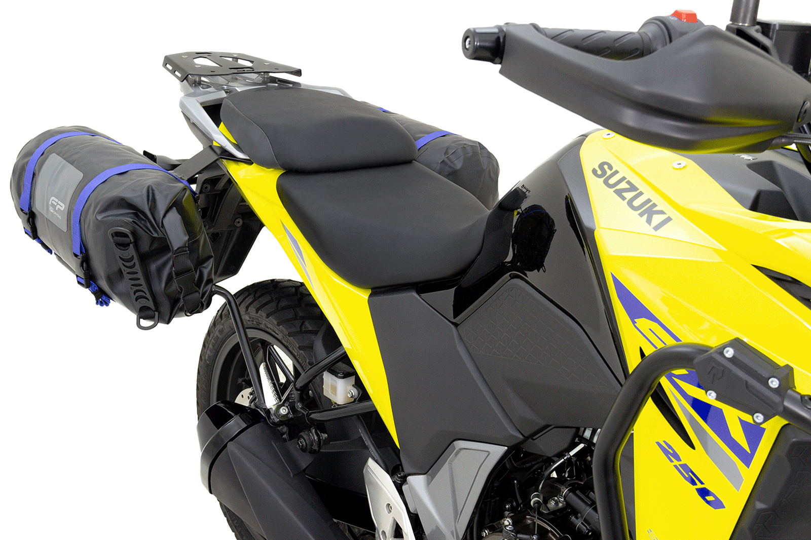 SOPORTE MALETAS LATERALES SUZUKI VSTROM 250 SX
Soporte de maletas laterales VSTROM 250 SX
Soporte de maletas laterales VSTROM 250 SX
Maletas compatibles VSTROM 250 SX
Vajes en moto VSTROM 250 SX