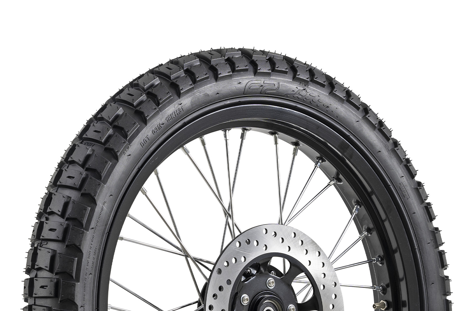Llanta FP Traxx 90/90-19 TL para moto doble propósito