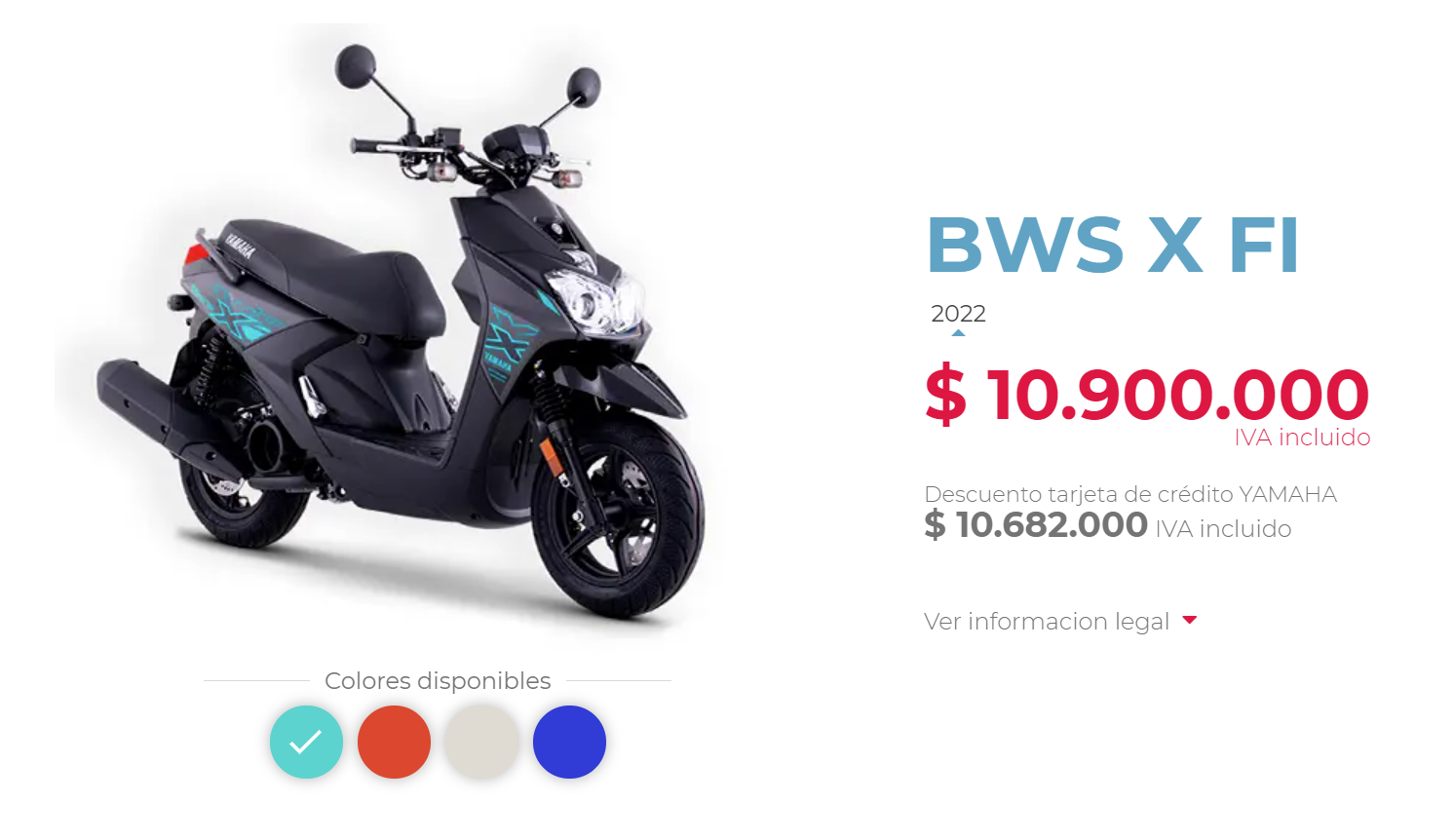 La Yamaha BWS FI y todos sus accesorios